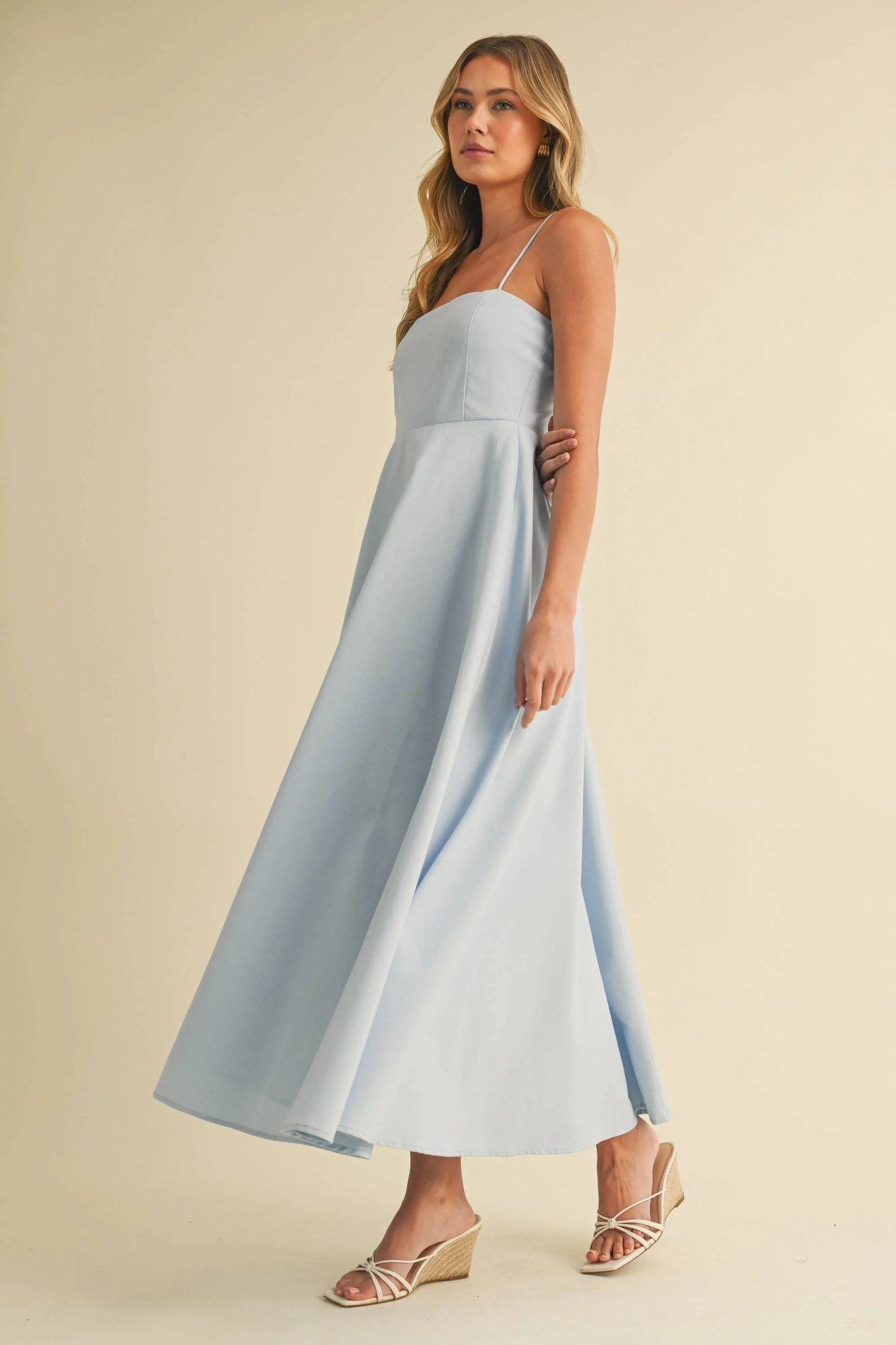 A Line Maxi Dress 9182