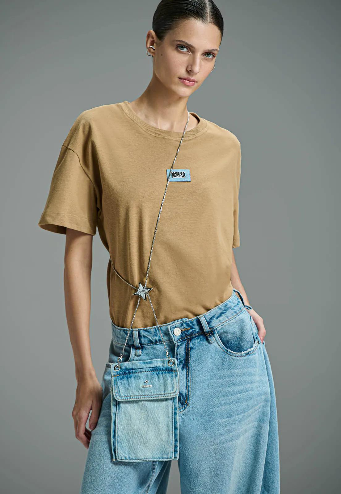 T-SHIRT CAOS 56630 - Blueberry Boutique