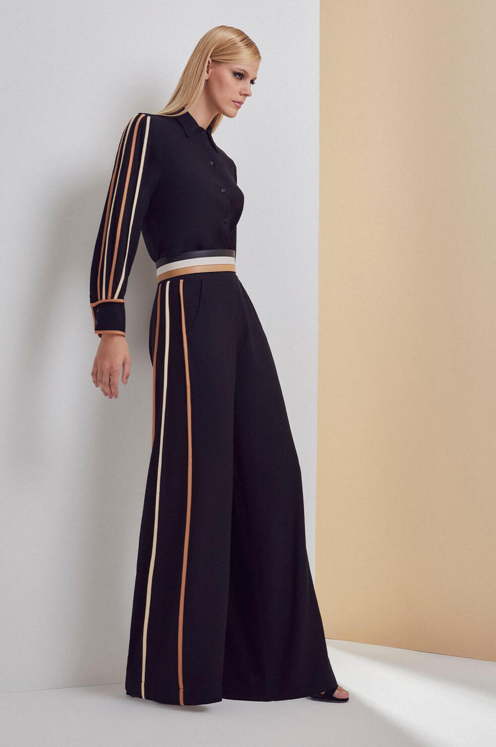 SHIRT CREPE CHOLET 201240304 - Blueberry Boutique