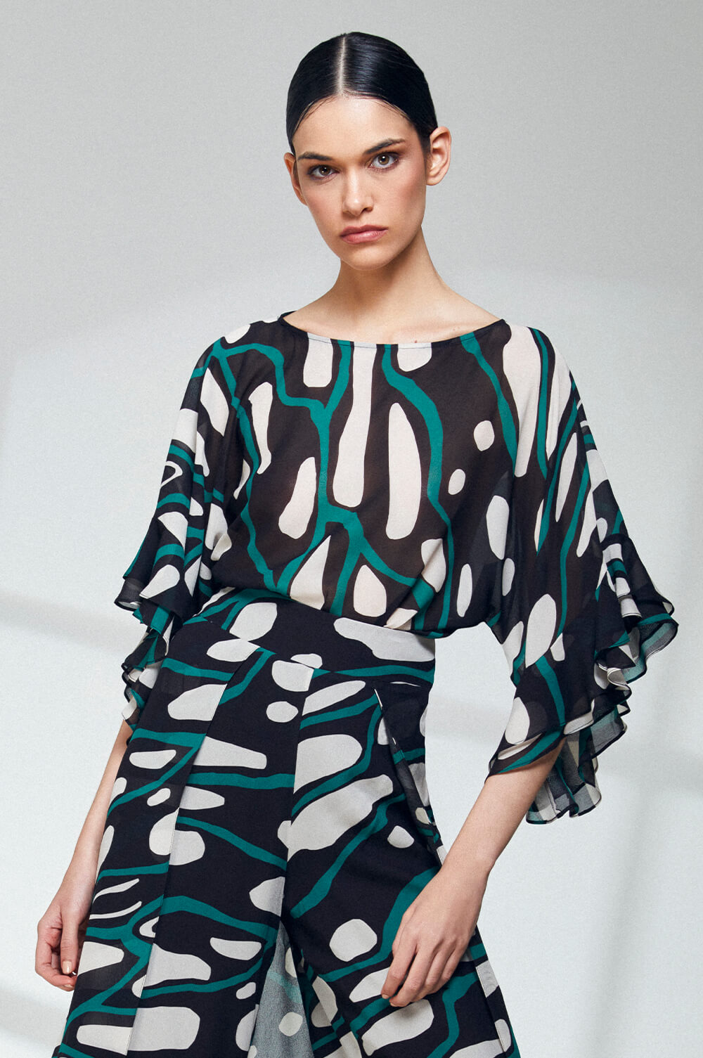 PAPILON BLOUSE CHOLET 101240214A - Blueberry Boutique