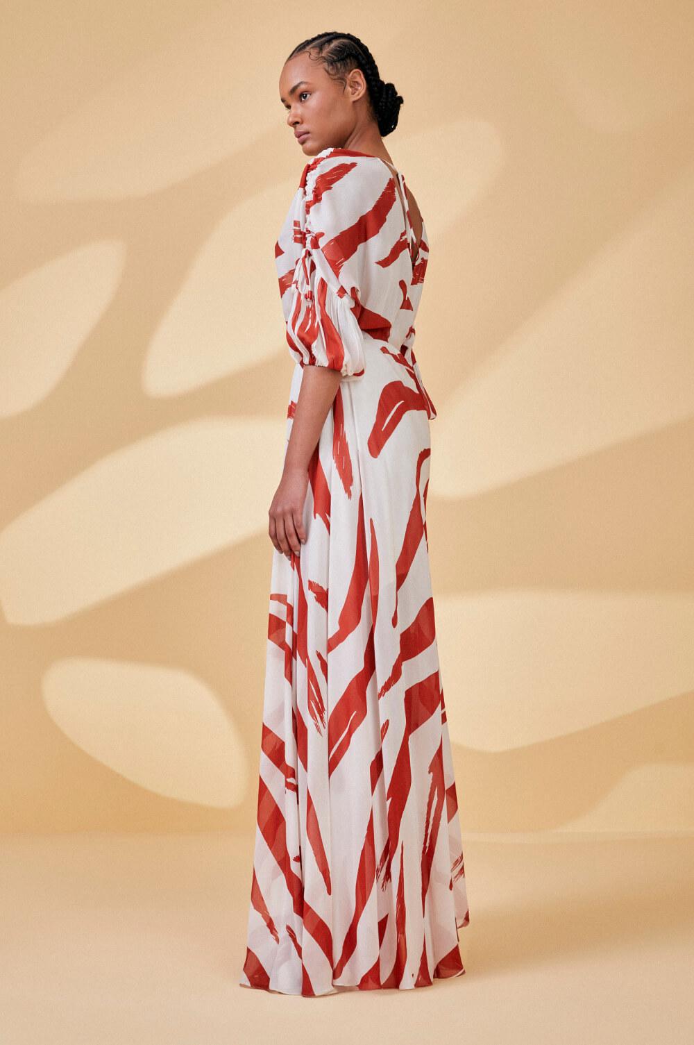 CASSIA MAXI DRESS CHOLET 901240308B - Blueberry Boutique