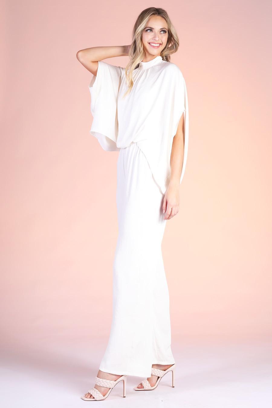JUMPSUIT POLY SILK 7707 - Blueberry Boutique