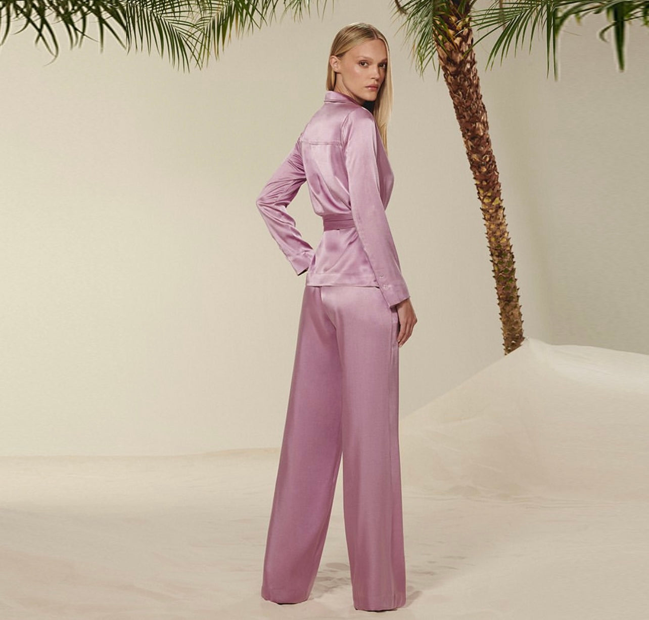 BLAZER CREPE SATIN CHOET - Blueberry Boutique