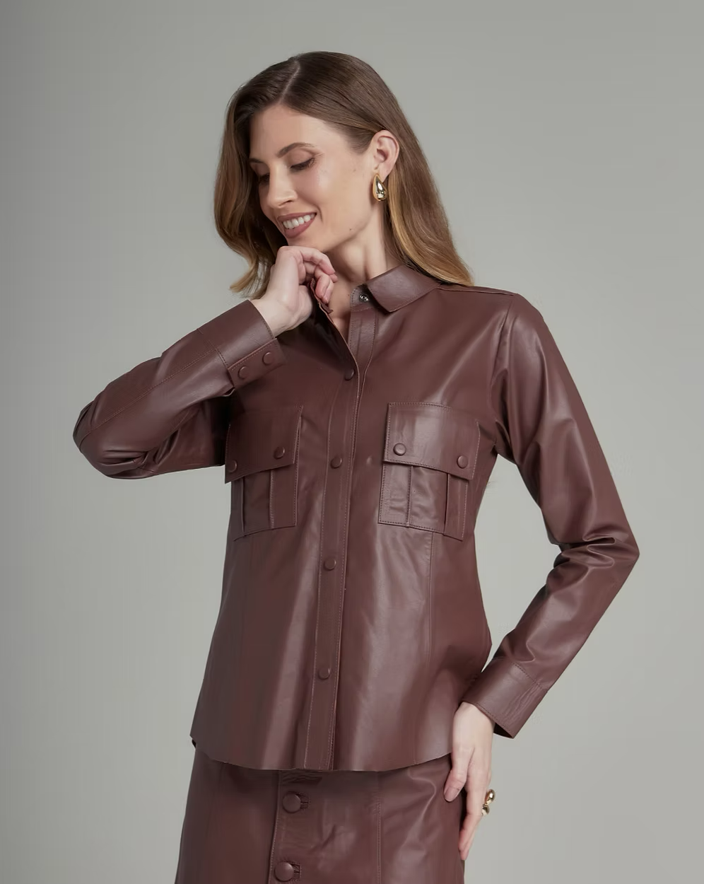 Leather Shirt 1211