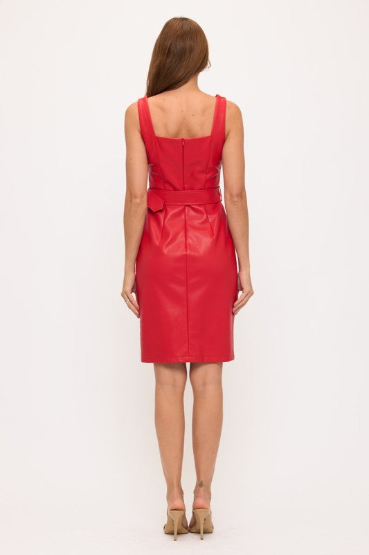 Dress Foux Leather 7146