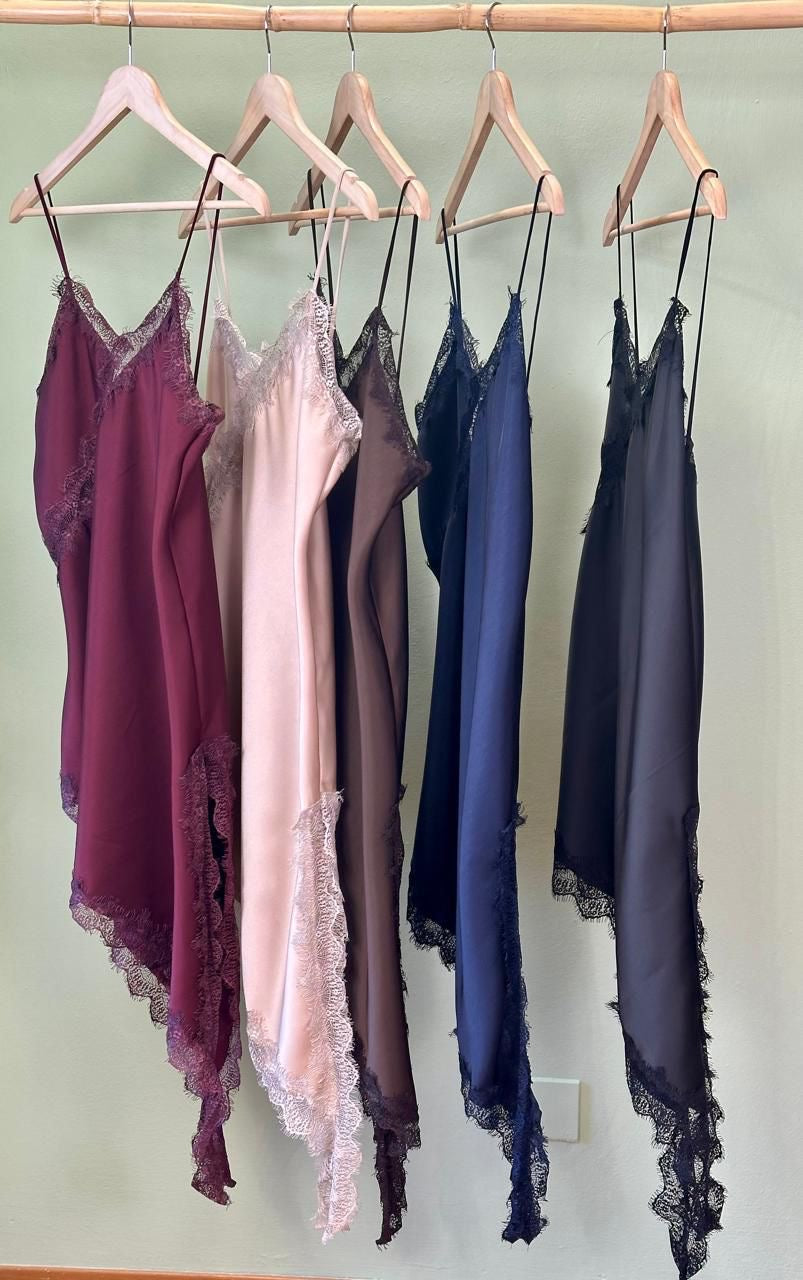 Satin Slip Dress Italy