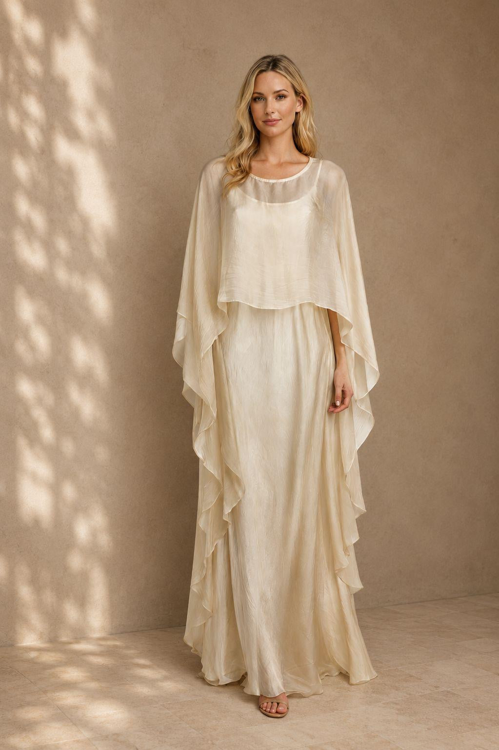 Dress Maxi Silk Italy 16541/16536