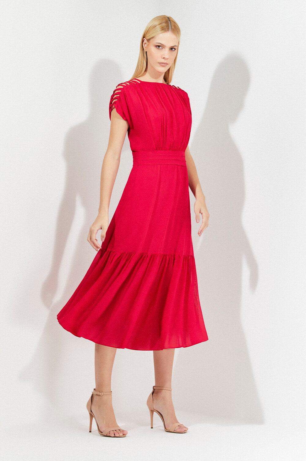 VIVA MIDI DRESS CHOLET 901240220B - Blueberry Boutique