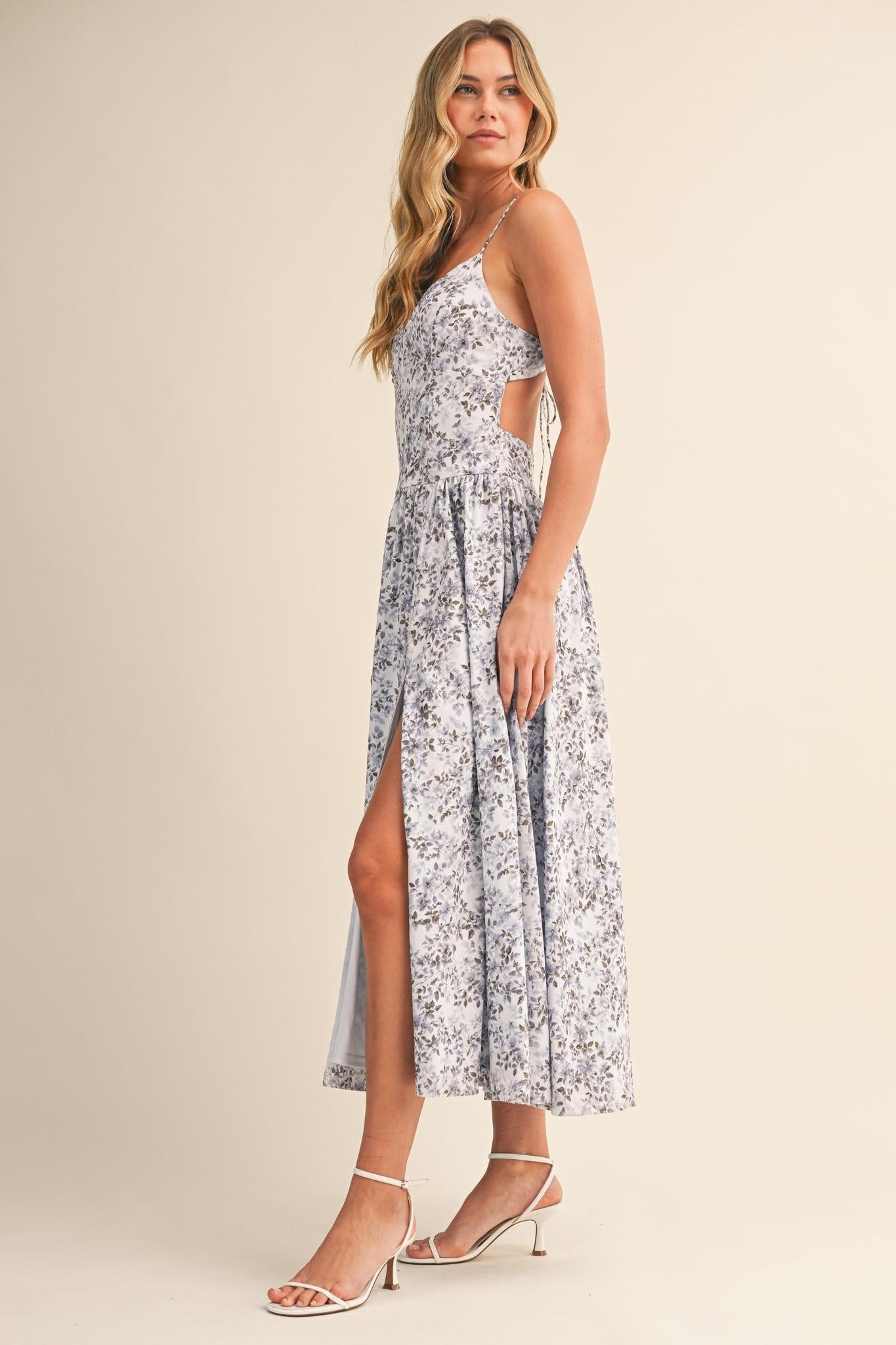 Printed Midi Dress 9725