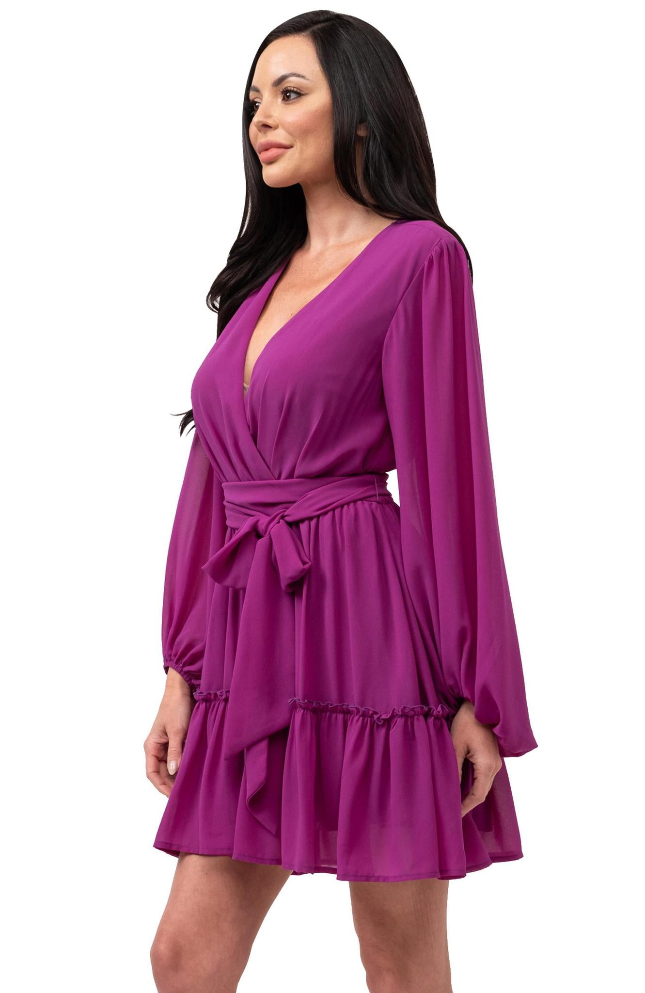 Dress Mini Chiffon 2816