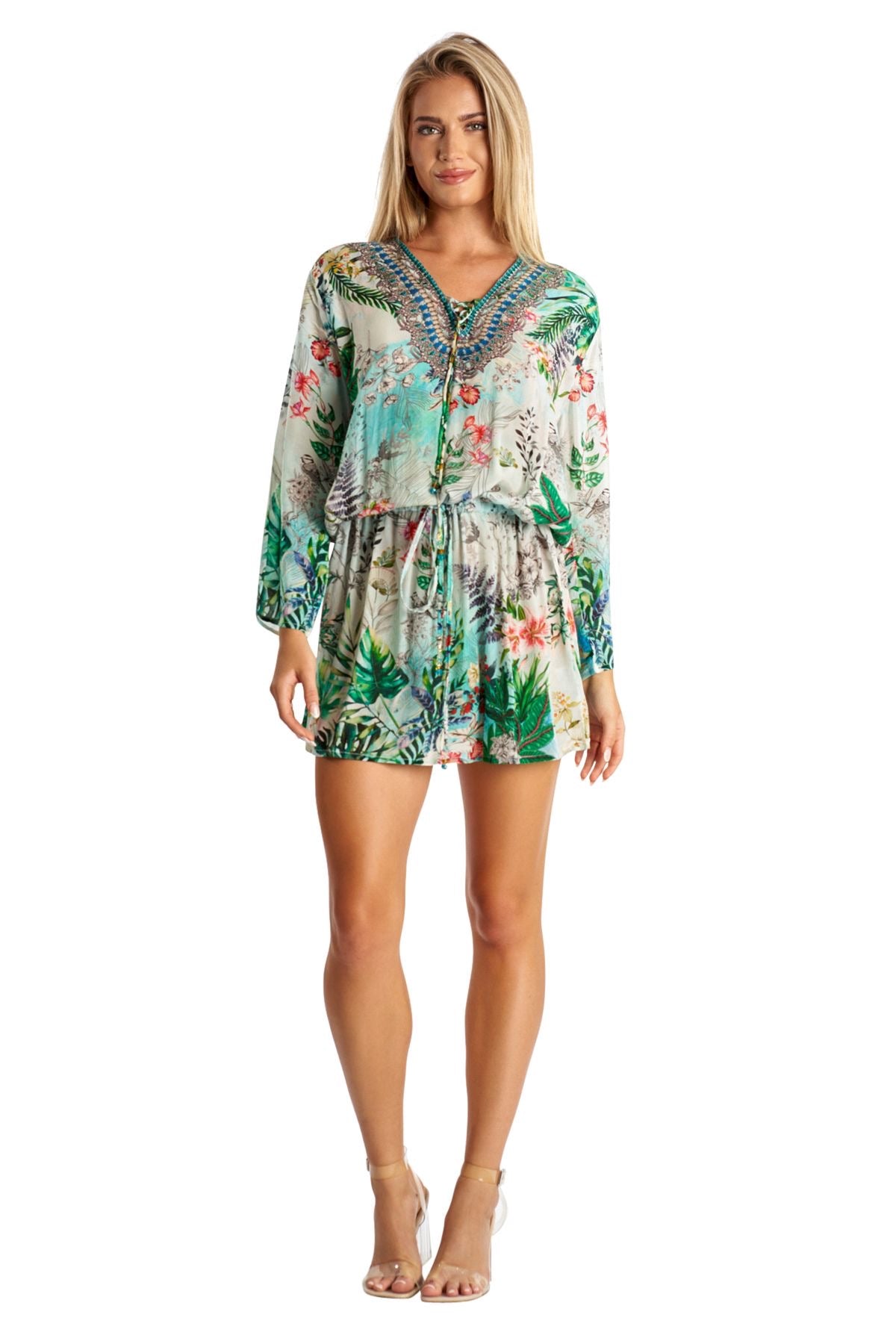 ETOSHA TUNIC DRESS 24021 - Blueberry Boutique
