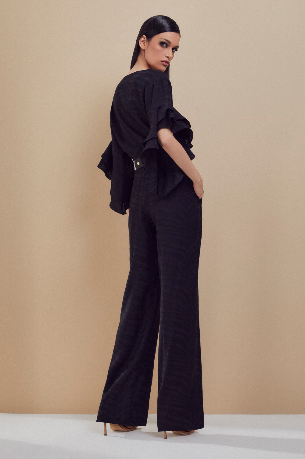 BLOUSE CHOLET JACQUARD 101240317 - Blueberry Boutique