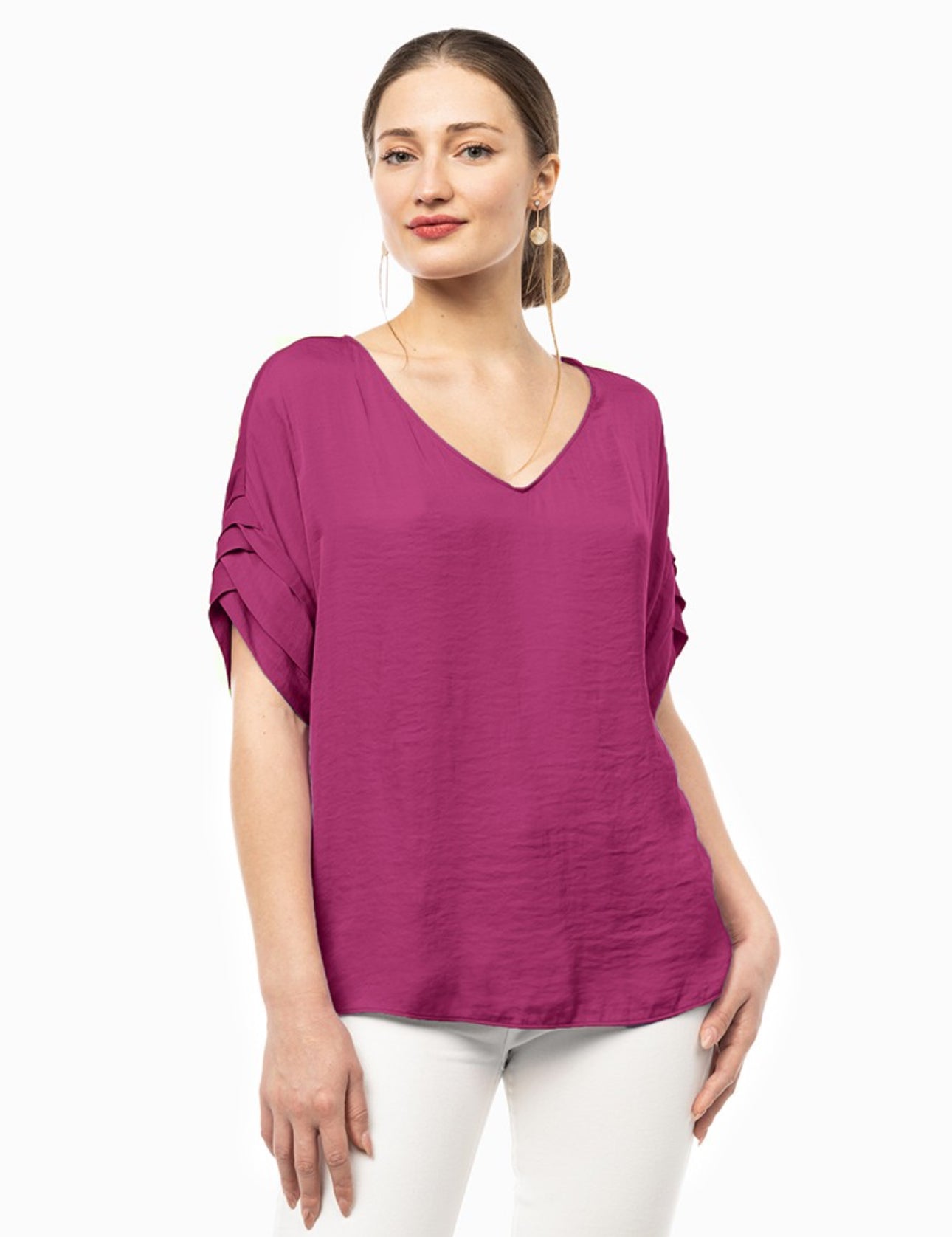 LORETTA BLOUSE NZ 117400 - Blueberry Boutique