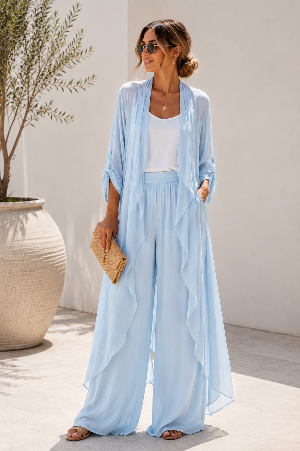 Pant Silk Italy Basic 5223
