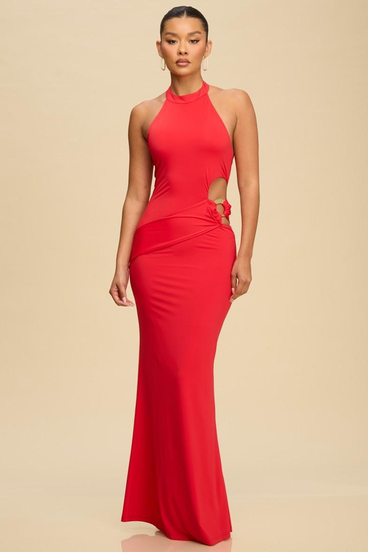 Jasmine Cutout Jersey Dress 12099