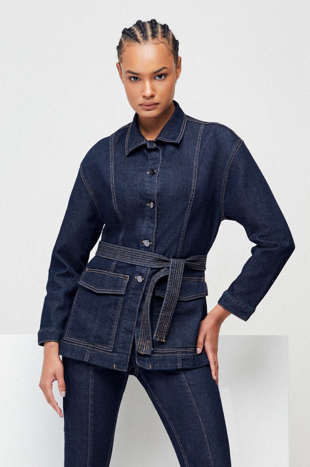 JACKET DENIN CHOLET 461240210 - Blueberry Boutique