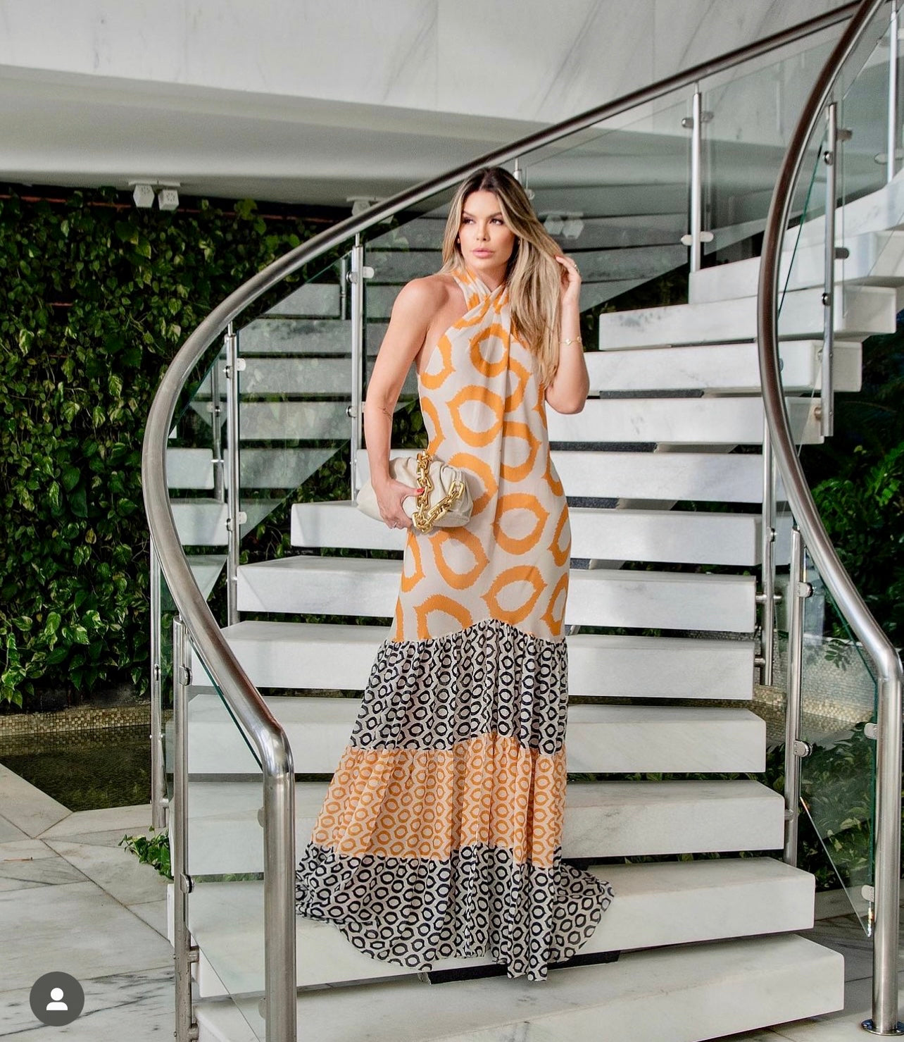 GLAM DRESS CHOLET MAXI 902220829B - Blueberry Boutique