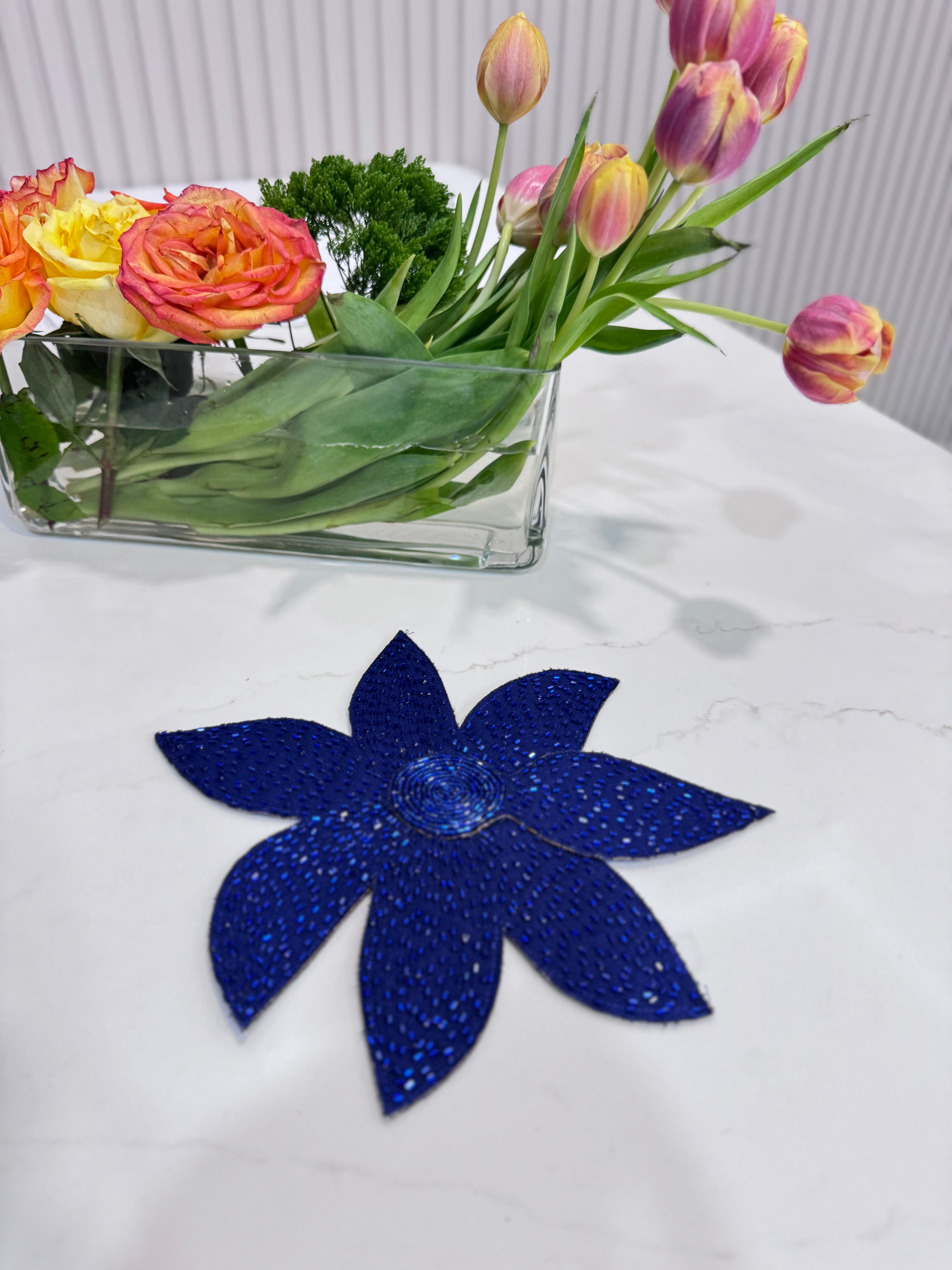 FLOWER BROOCH CHOLET 992230707 - Blueberry Boutique