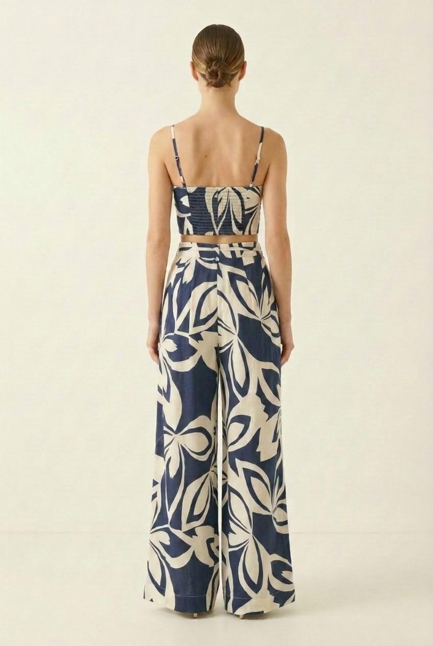 Cropped Top/Pants Set 5907