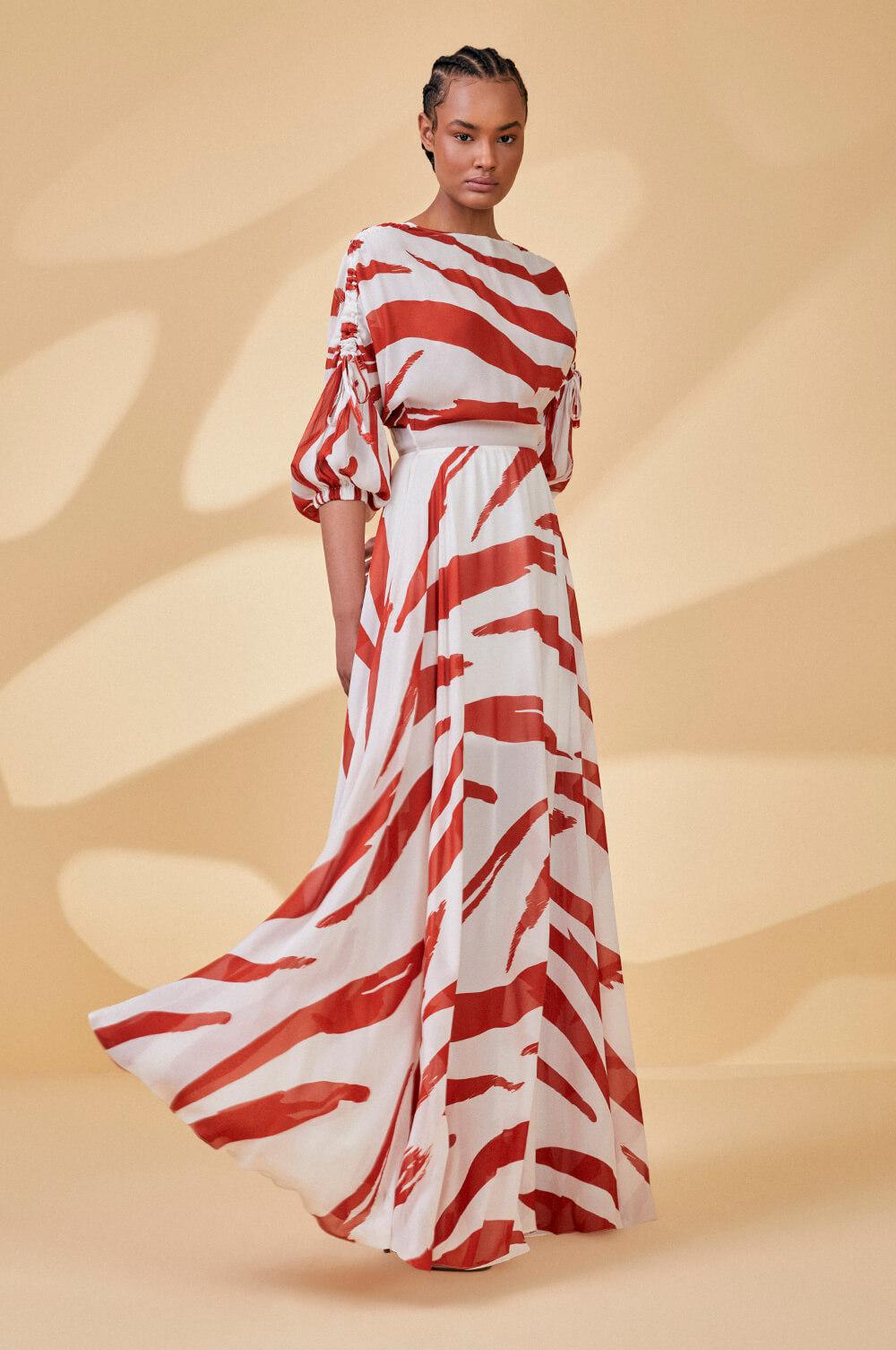 CASSIA MAXI DRESS CHOLET 901240308B - Blueberry Boutique