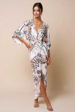 Front Twist Maxi Dress 7592
