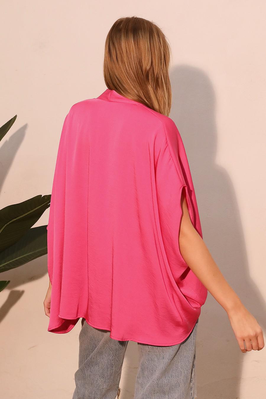 CANOAS BLOUSE CROSS FRONT 8356 - Blueberry Boutique