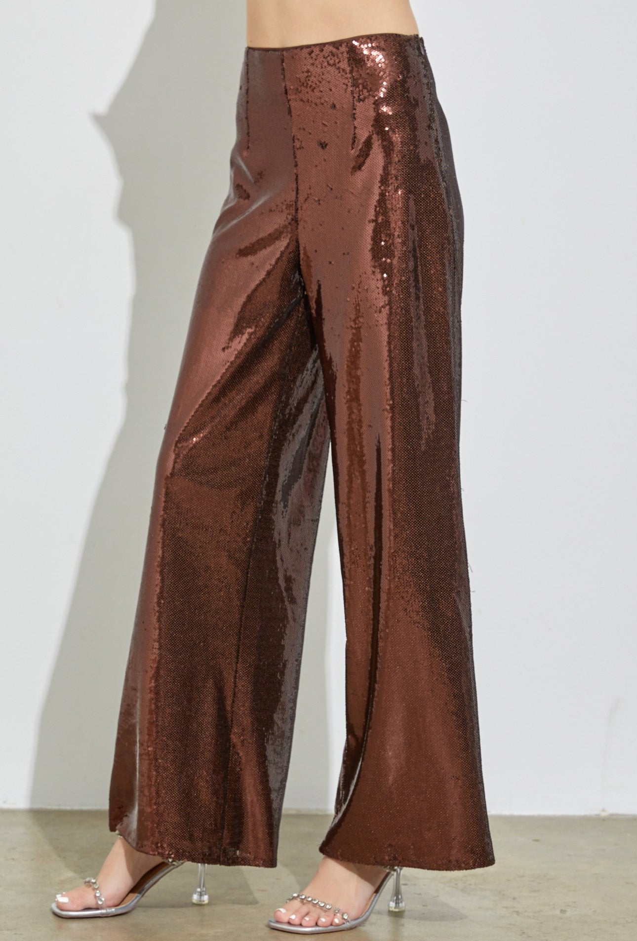 ALORA SEQUIN PANT 23423 - Blueberry Boutique