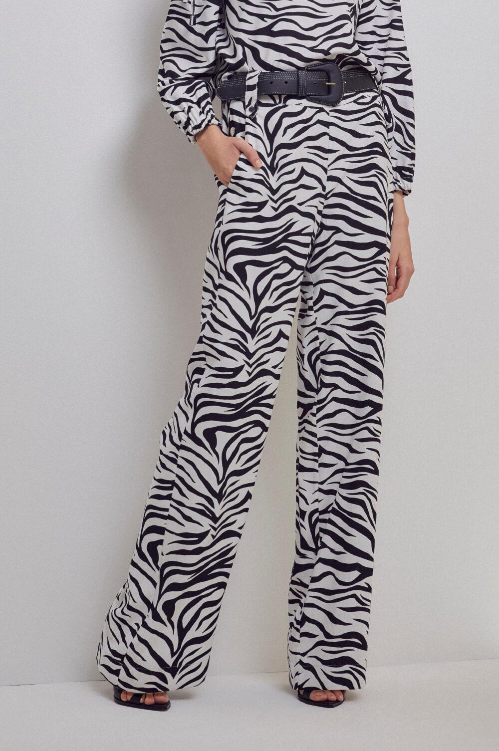 ZEBRA PANT CHOLET 601240317 - Blueberry Boutique