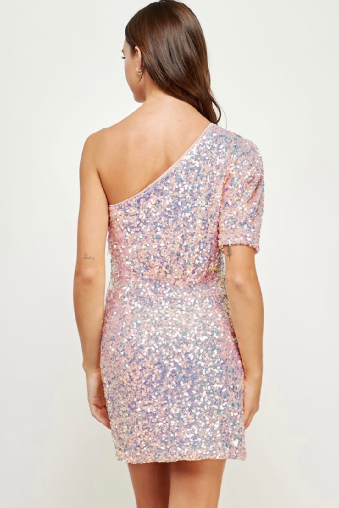 TAYA MINI DRESS SEQUIN - Blueberry Boutique
