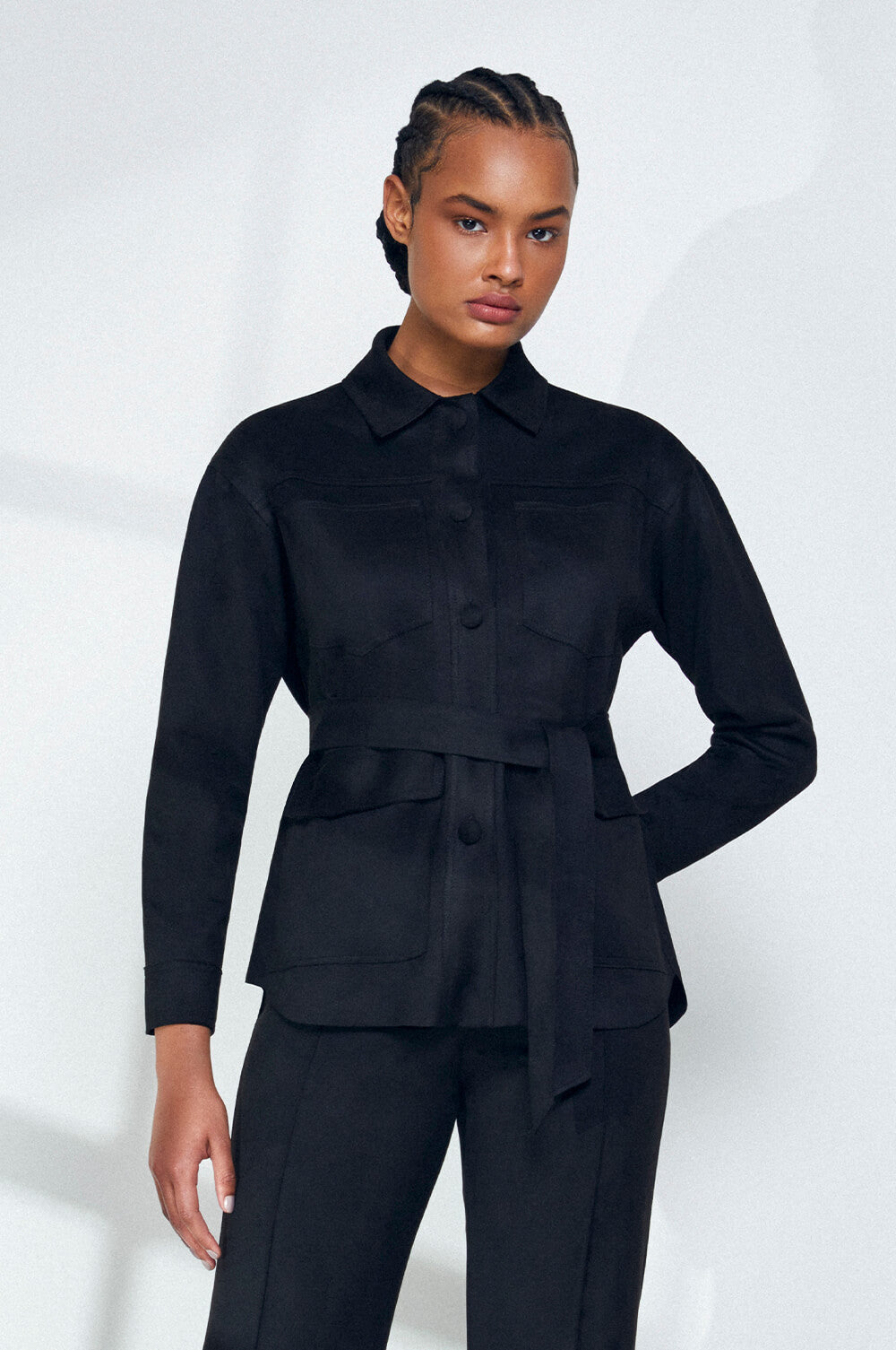 JACKET SUEDE CHOLET 401240201 - Blueberry Boutique