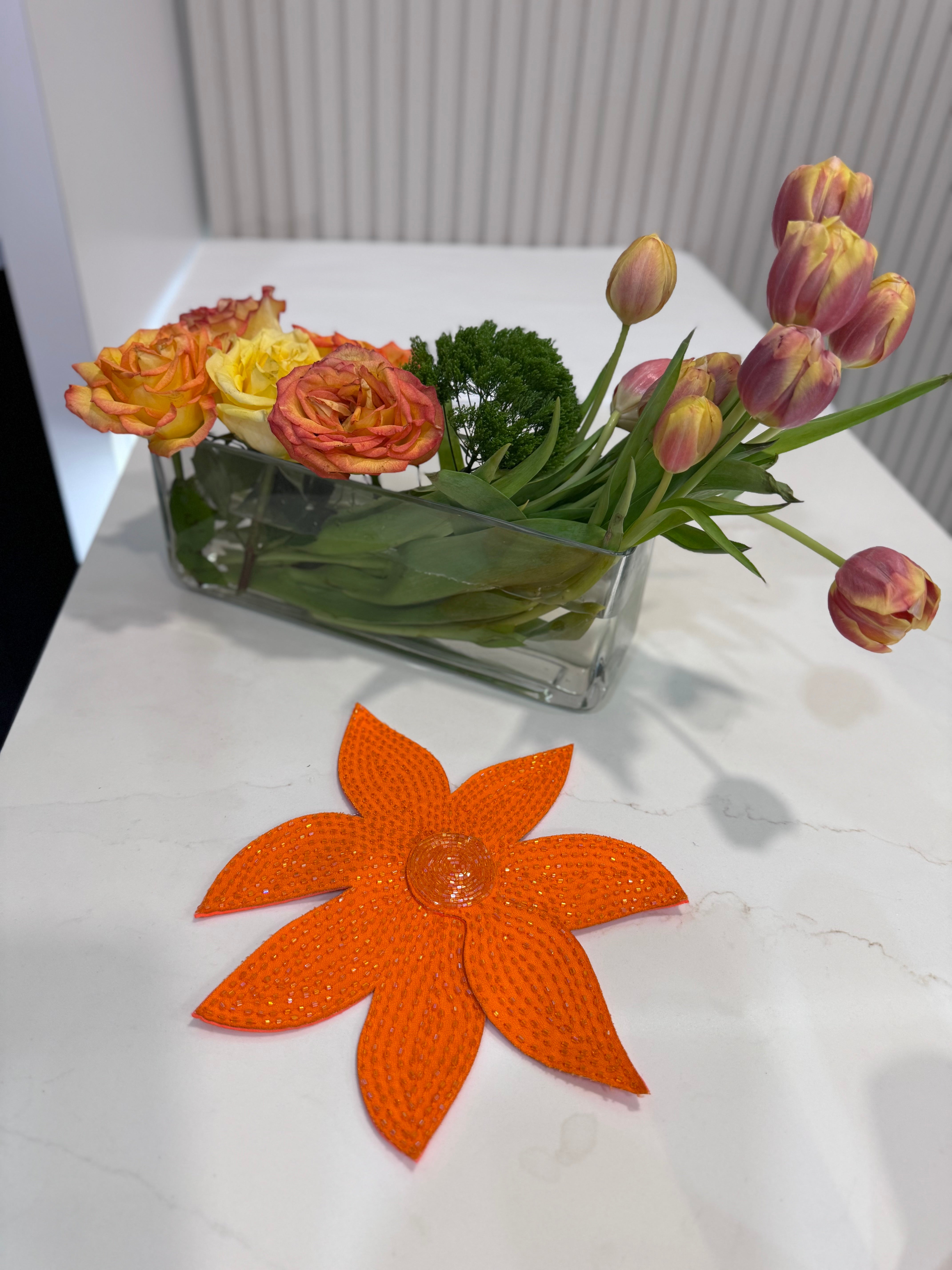 FLOWER BROOCH CHOLET 992230707 - Blueberry Boutique