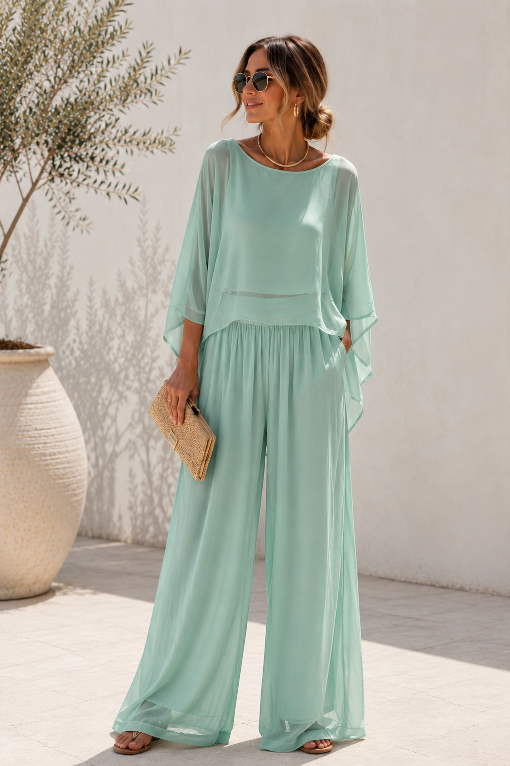 Pant Silk Italy Basic 5223