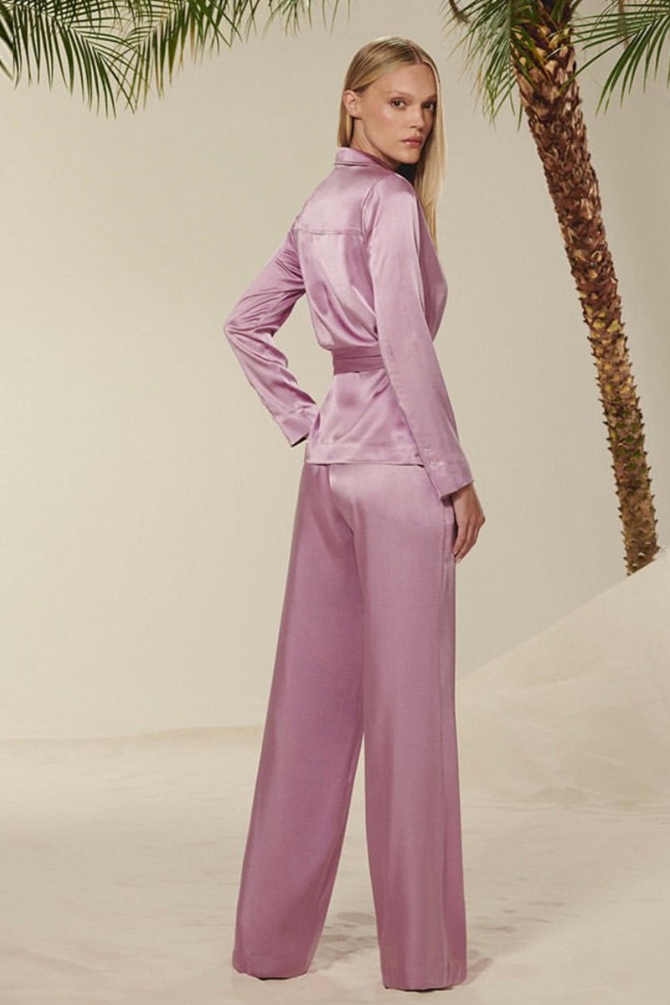 PANT SATIN CHOLET 602230704 - Blueberry Boutique