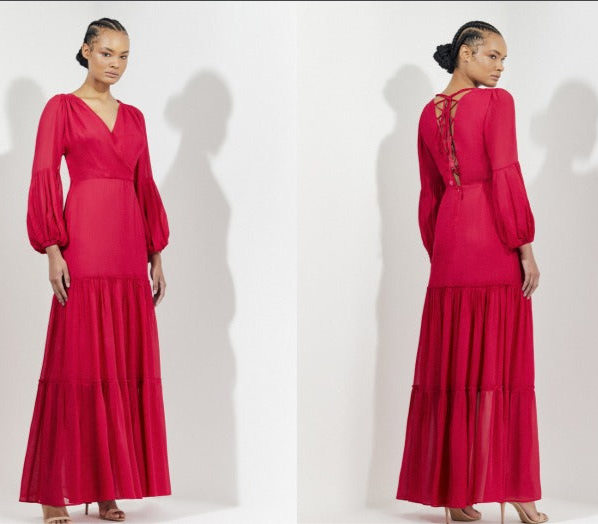 VIVA DRESS CREPE CHOLET 901240403B - Blueberry Boutique