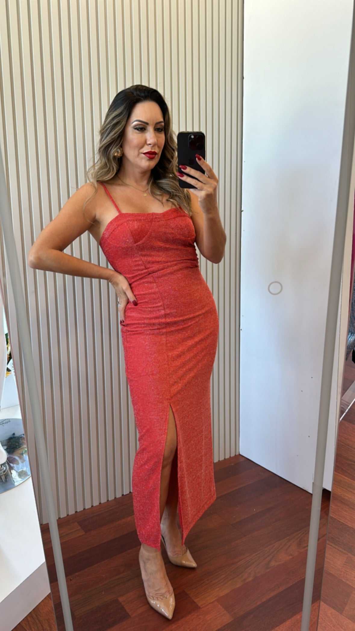 KENDAL DRESS LUREX LULEG 0314 - Blueberry Boutique