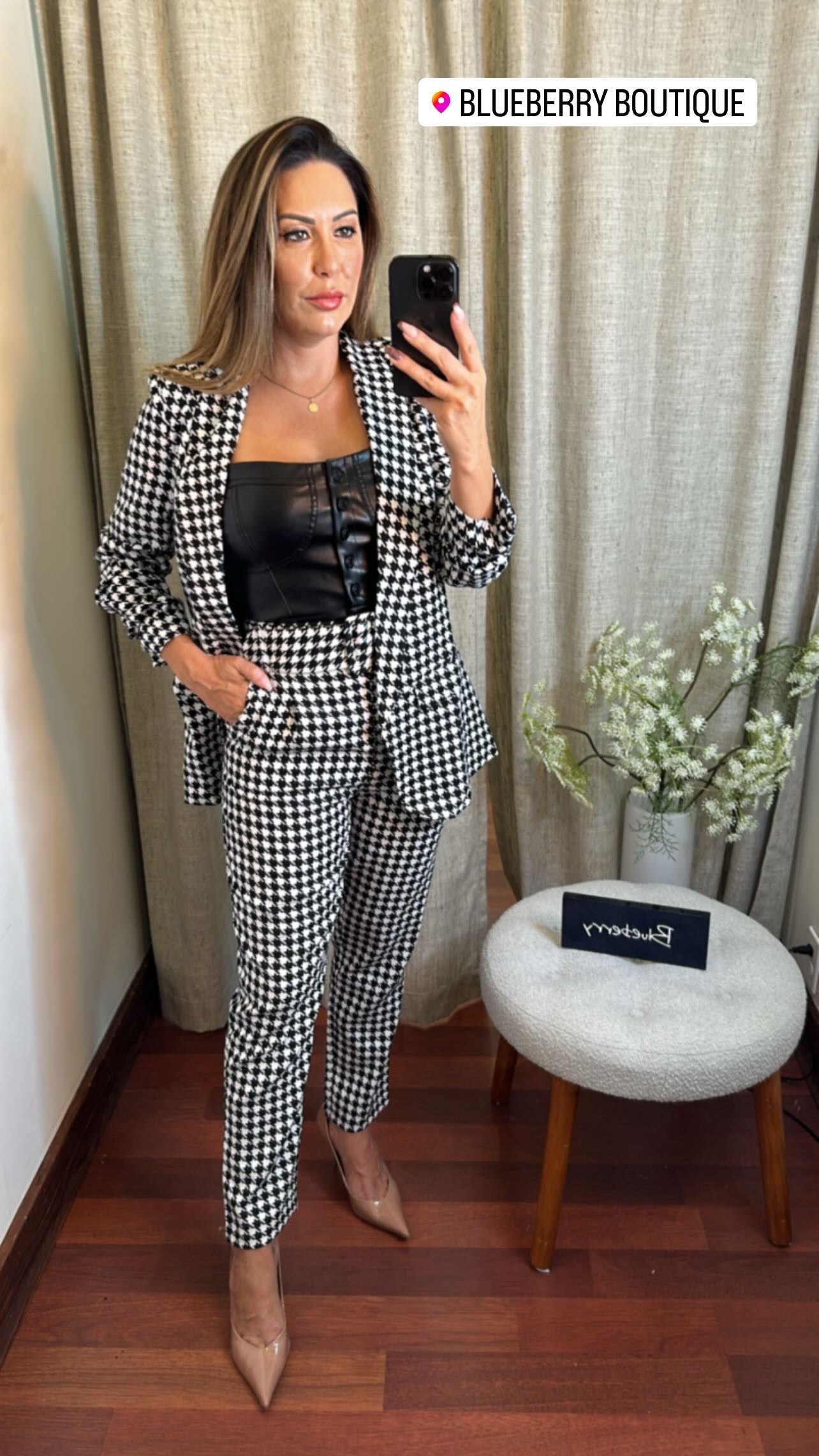 EVA PANT HONDSTON PRINTED - Blueberry Boutique