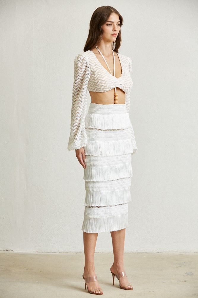 TULUM SET TOP/SKIRT 9514 - Blueberry Boutique