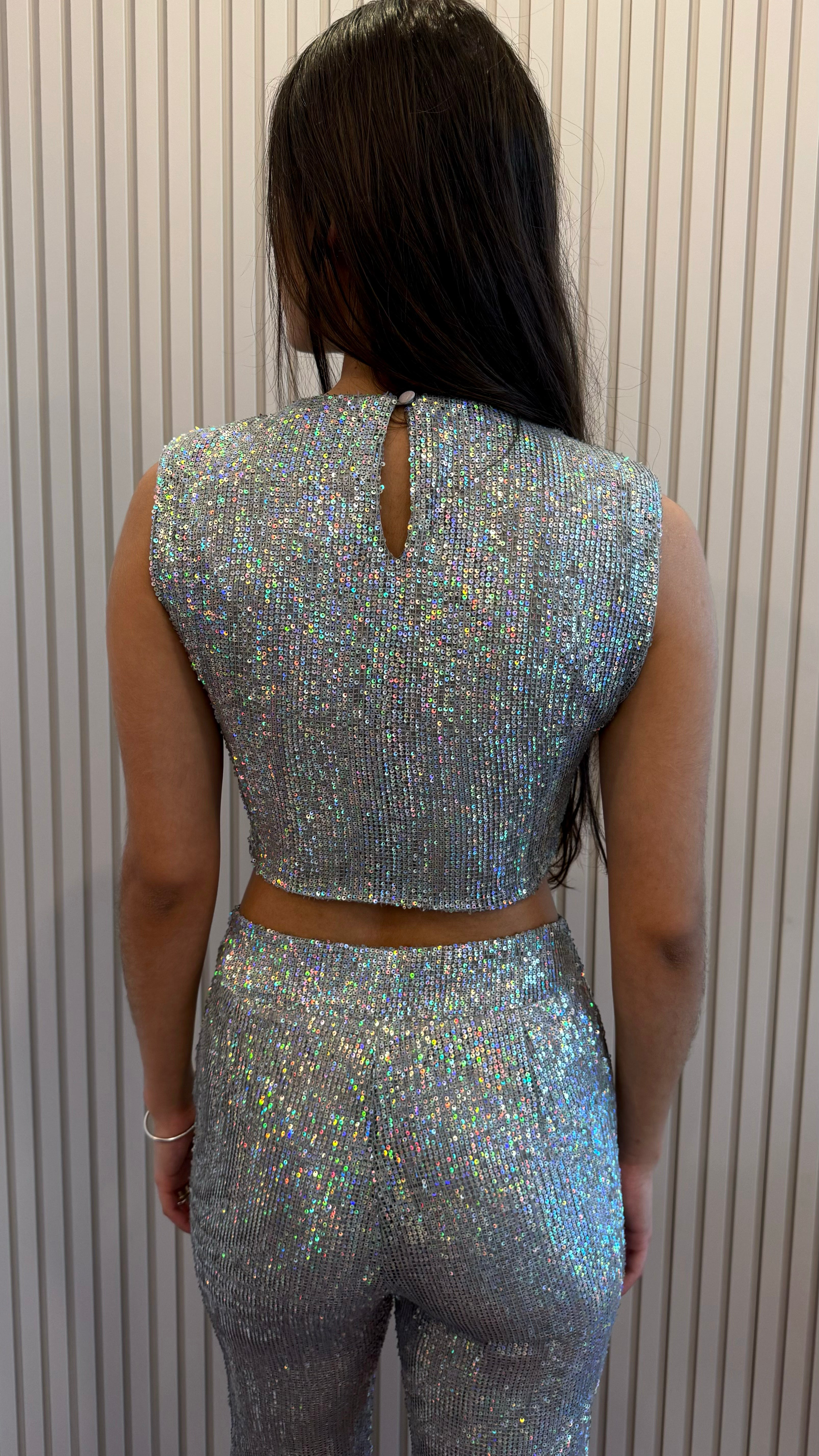 MIRA SET SEQUIN TOP/PANT - Blueberry Boutique