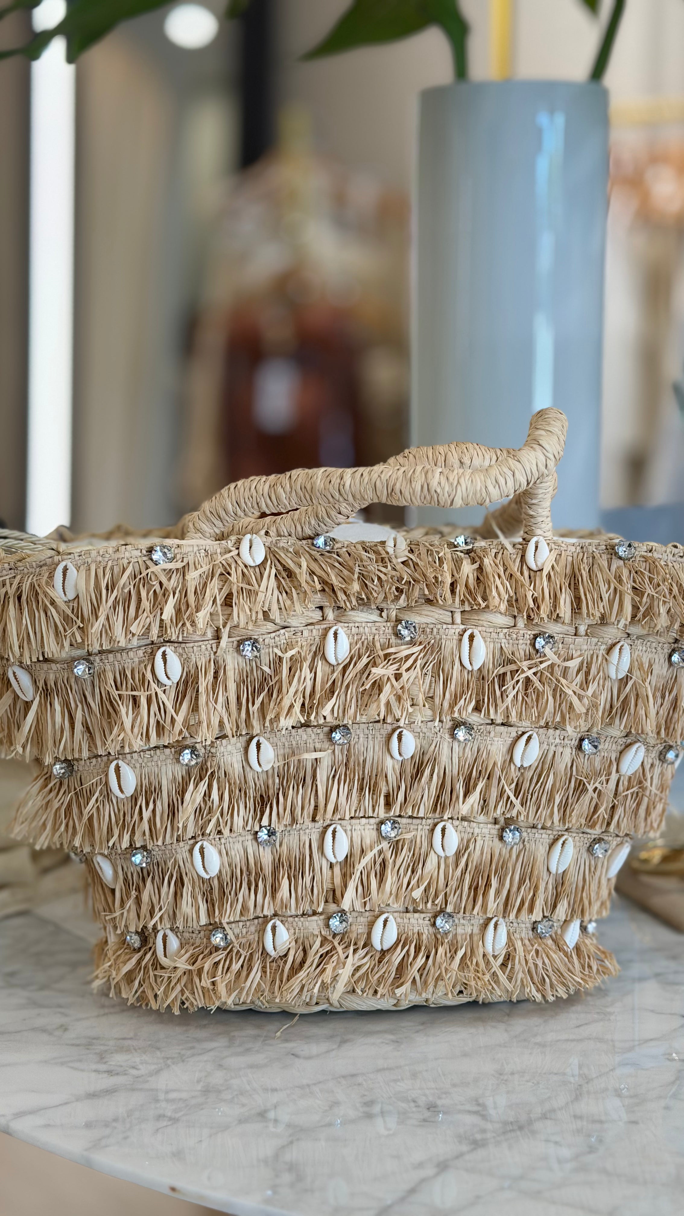 Lis fiaschi Beach Bag Fringe