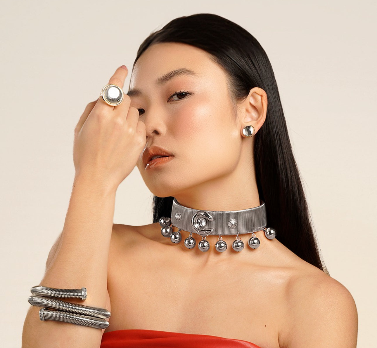 BALI MOON CS CHOKER - Blueberry Boutique