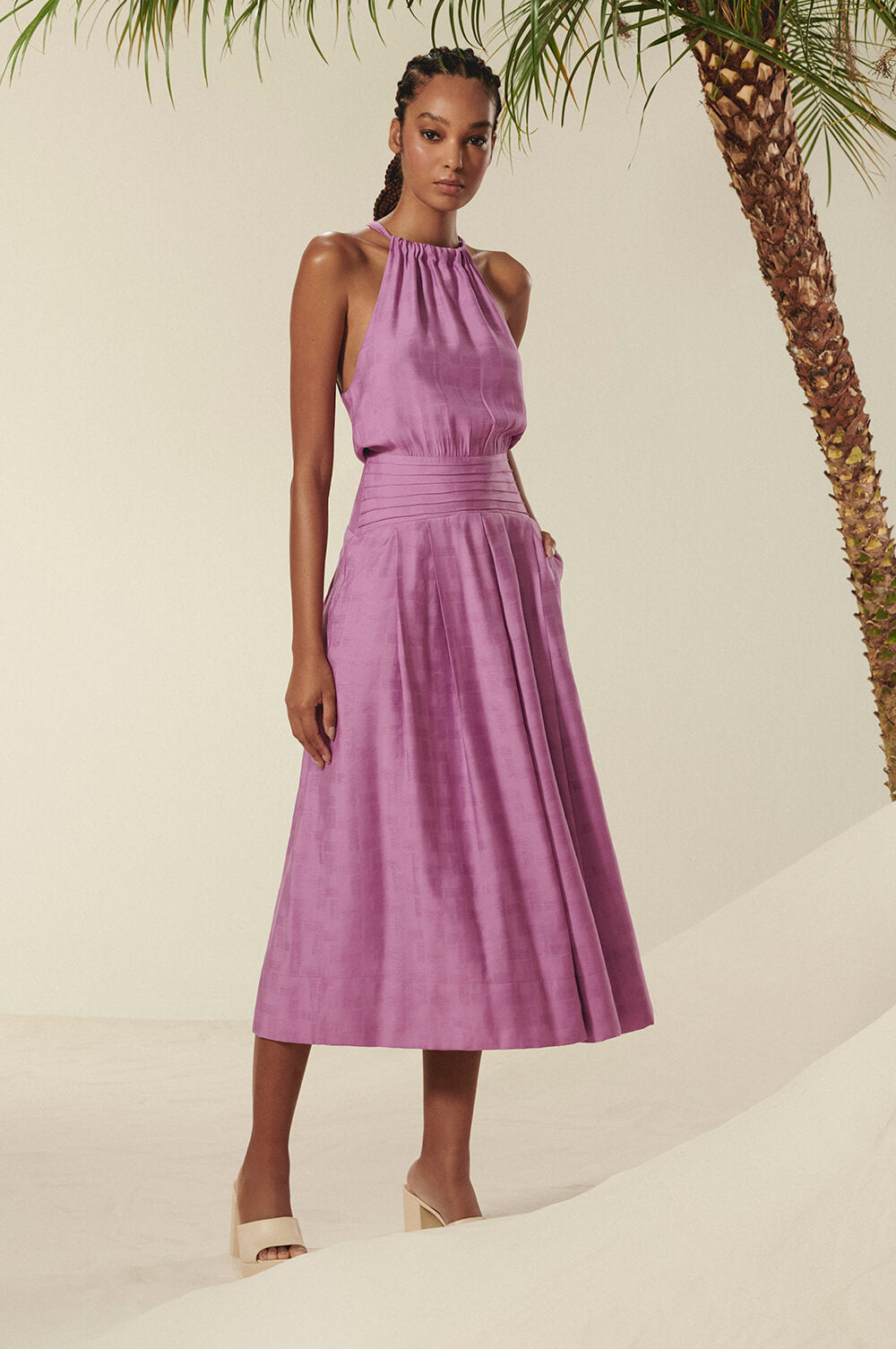 KESENIA MIDI DRESS CHOLET 902230709 - Blueberry Boutique