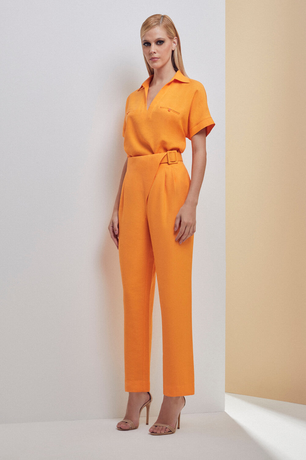 ASYMMETRICAL MANGO PANTS 601240311 - Blueberry Boutique
