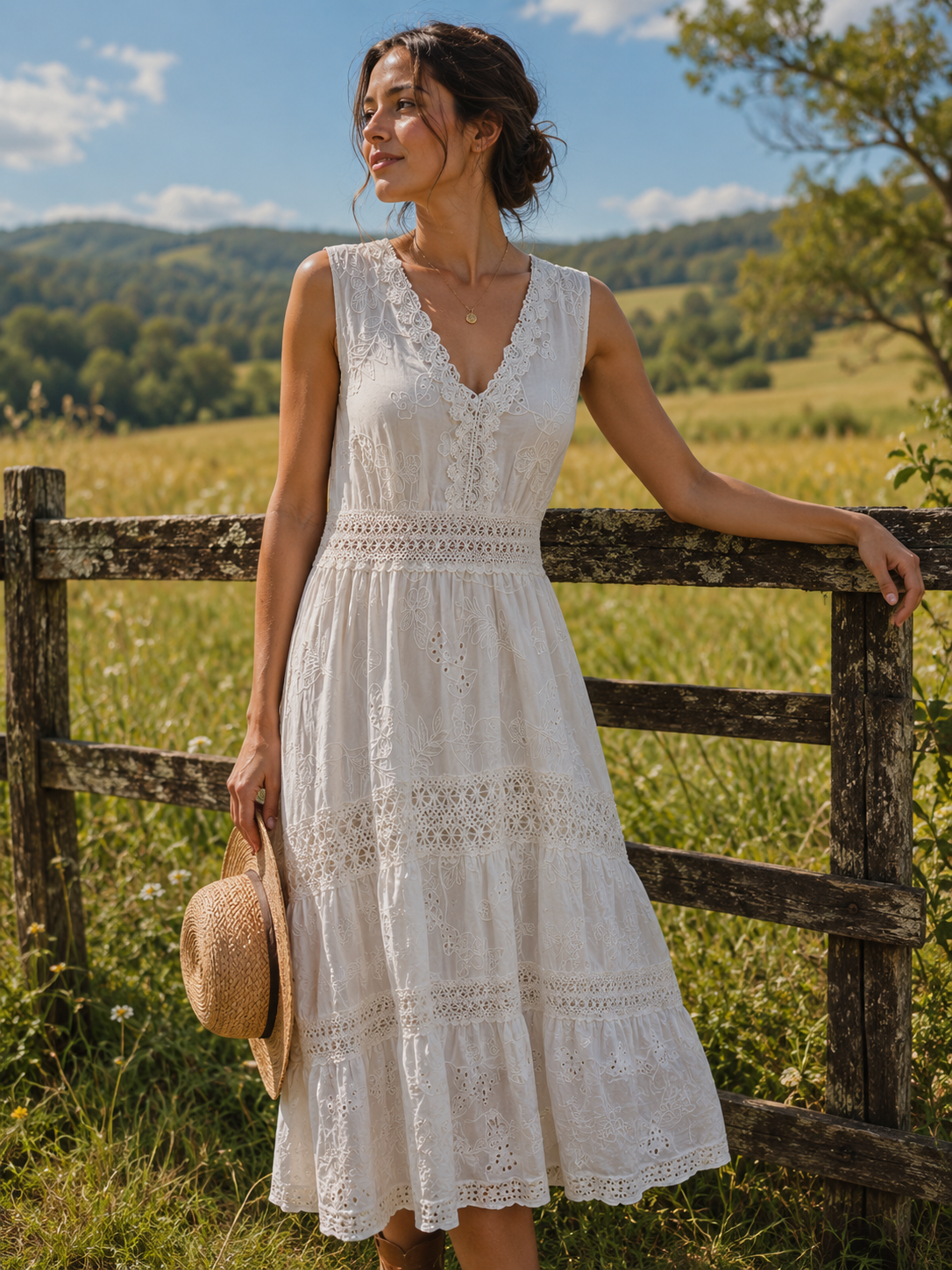 Cotton Lace Dress