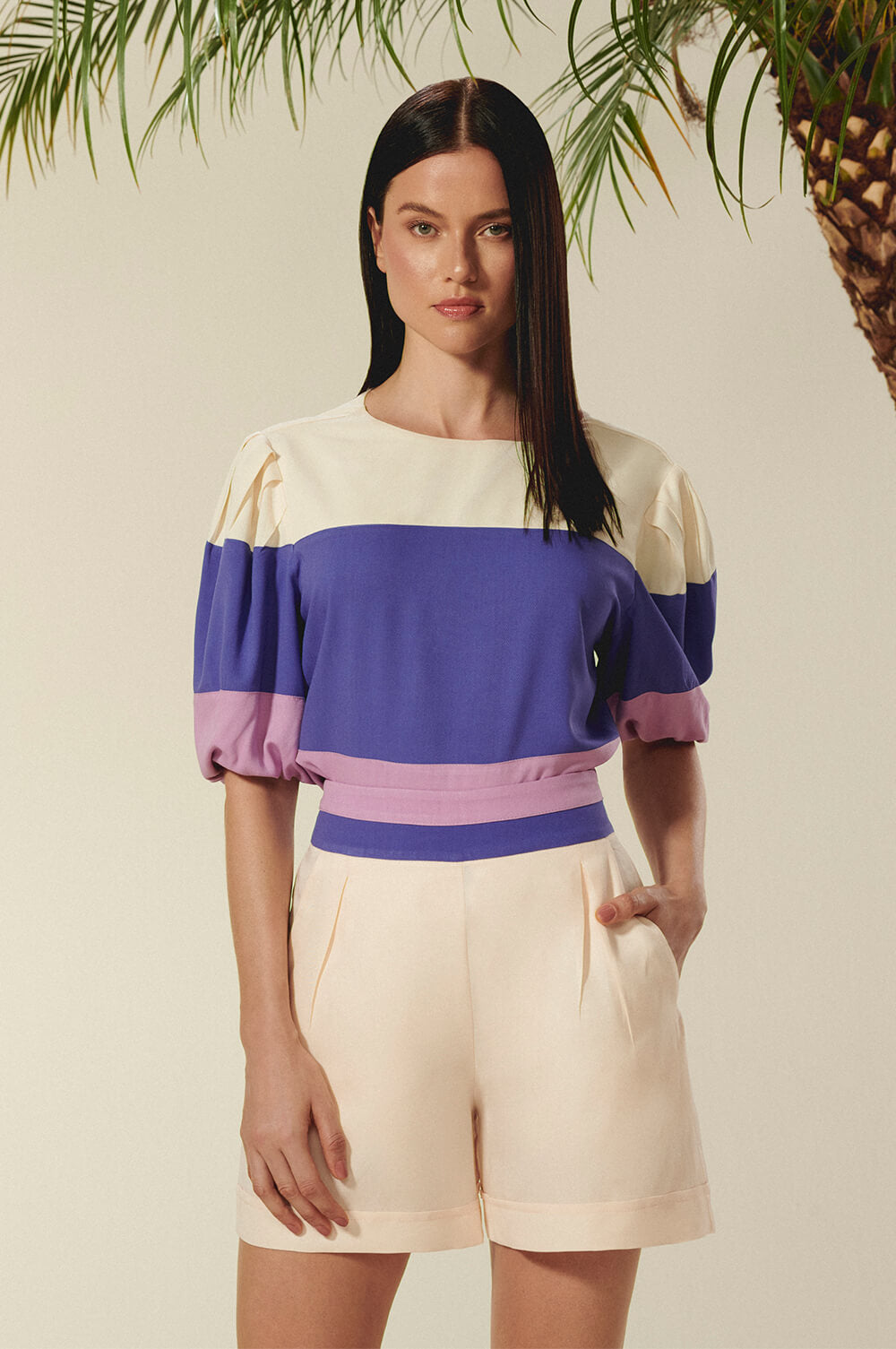 DAMARES SHORT CHOLET 512230703 - Blueberry Boutique