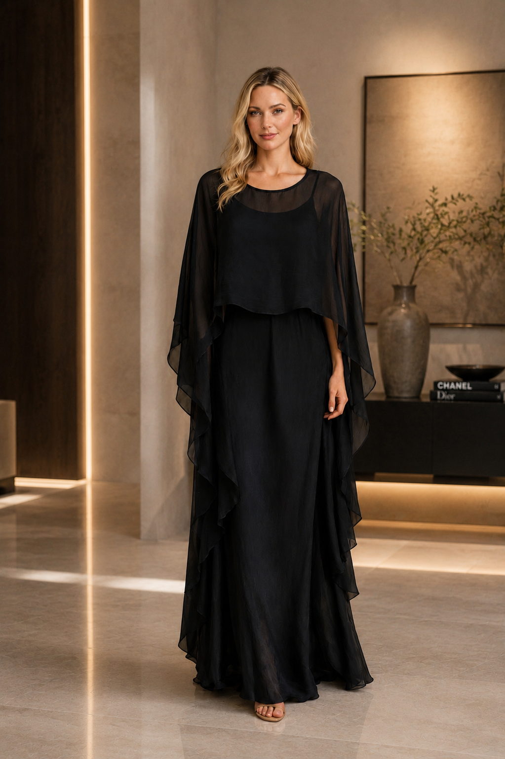 Maxi Italian Silk Dress