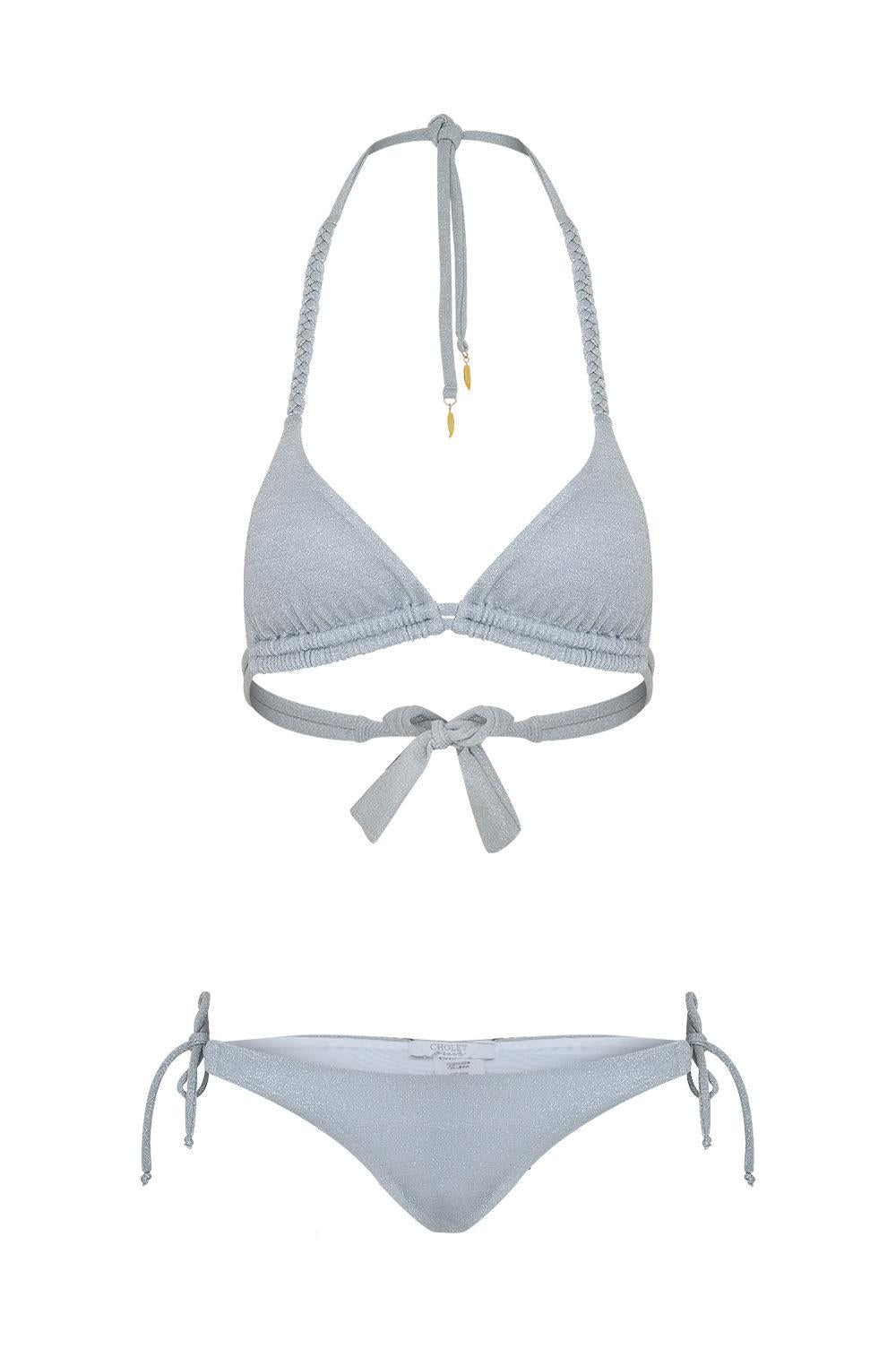 AGATA BIKINI SET LUREX - Blueberry Boutique