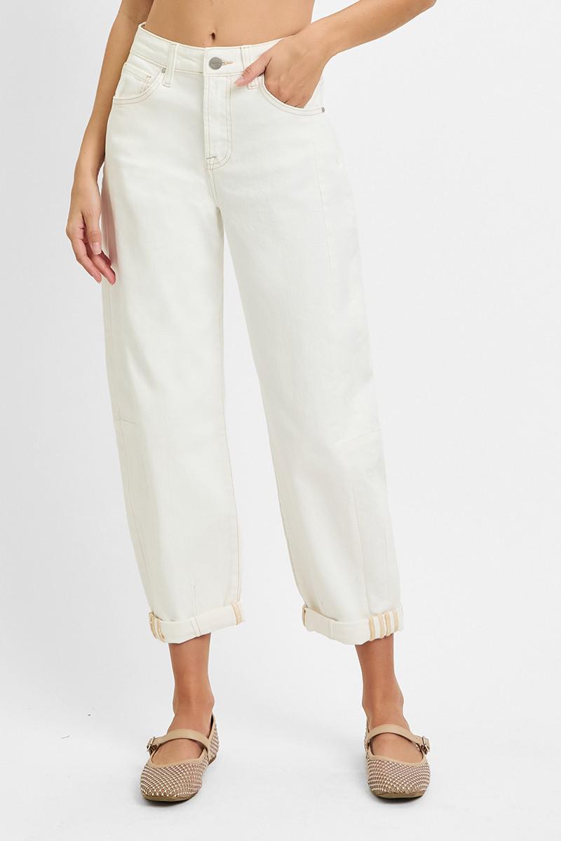 PANT JEANS RISE BARREL 5933 - Blueberry Boutique
