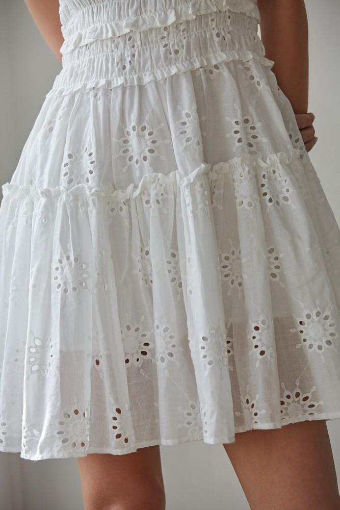 Alexie Eyelet Smocked Mini 9316