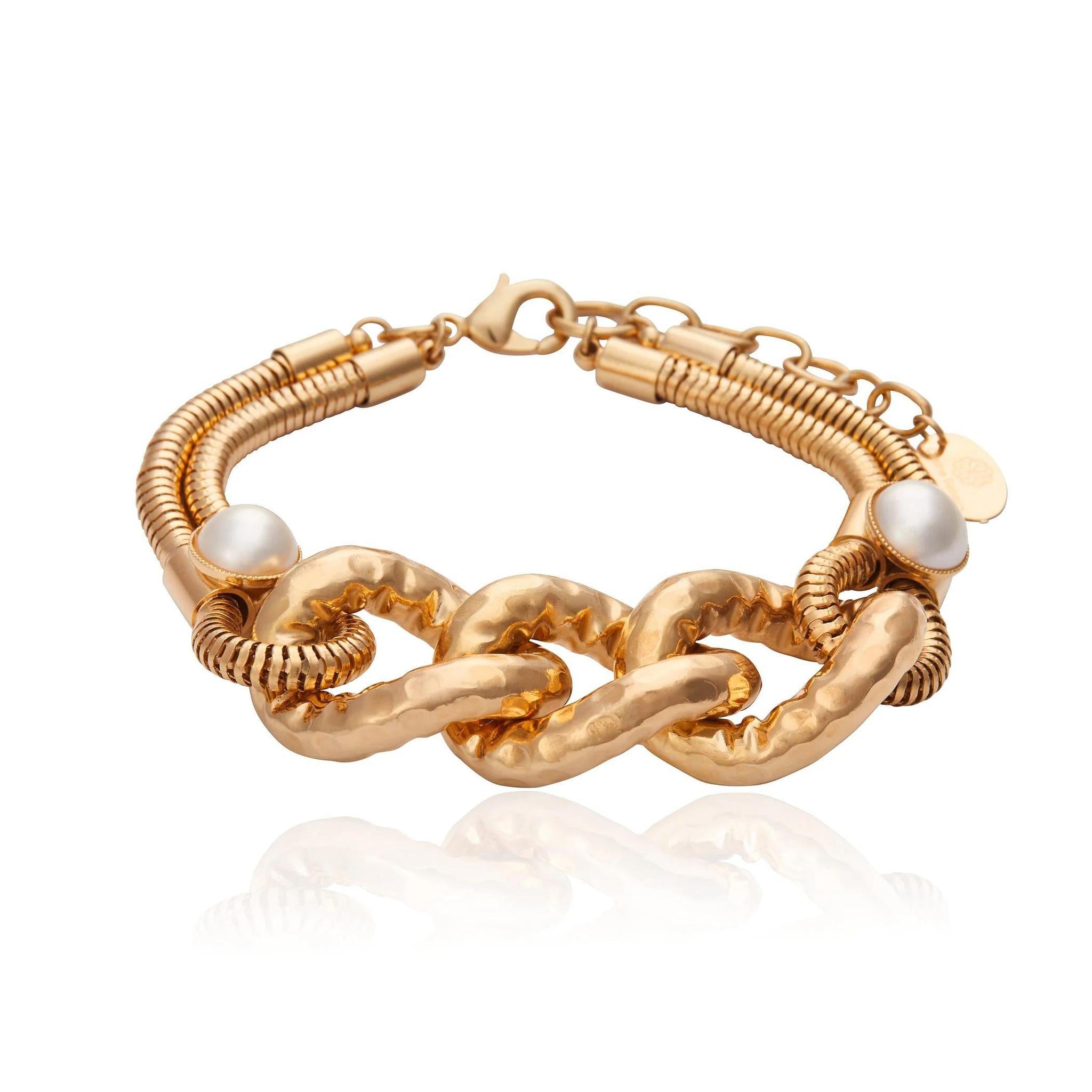 VIETNAM CHAIN CS BRACELET 37920 - Blueberry Boutique