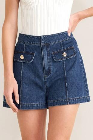 Washed Denim Short 2150